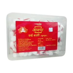Aastha Cotton Wicks Kumkum-Pack Size-25 g