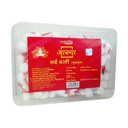 Aastha Cotton Wicks Kumkum, 25 g-1