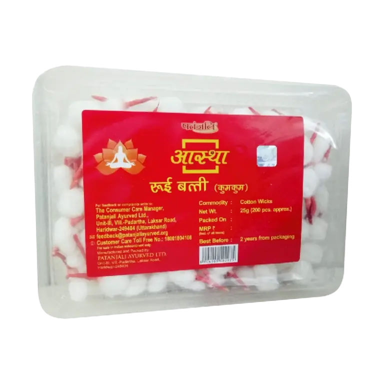 Aastha Cotton Wicks Kumkum, 25 g-1