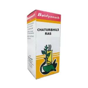 Baidyanath Chaturbhuj Ras Tablets-Pack Size-10 Tablets
