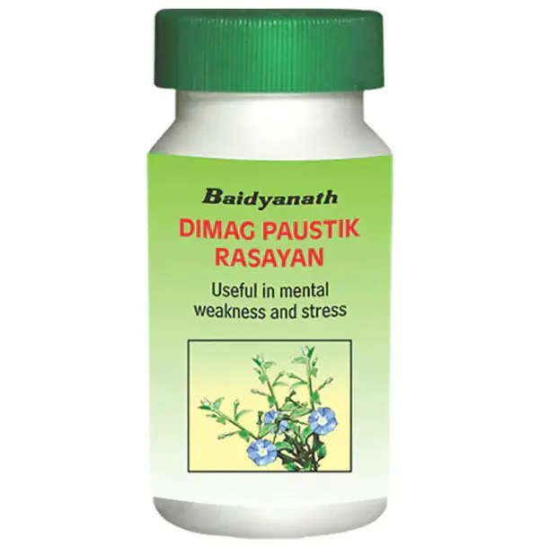 Baidyanath Dimag Poushtik Rasayan Tablets, 50 Tablets-1