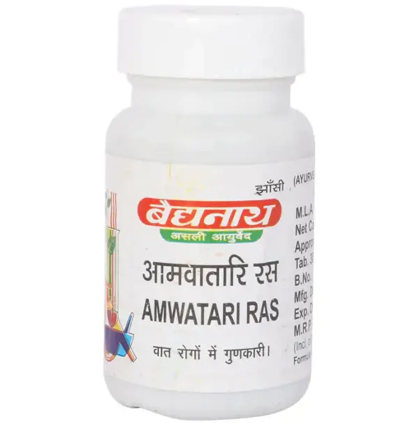Baidyanath Jhansi Amwatari Ras Tablets, 40 Tablets-1