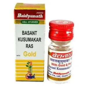 Baidyanath Jhansi Basant Kusumakar Ras Gold-Pack Size-25 Tablets