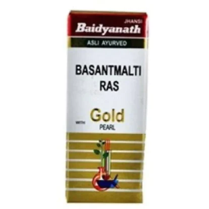 Baidyanath Jhansi BasantMalti Ras with Gold Pearl, 10 Tablets-1