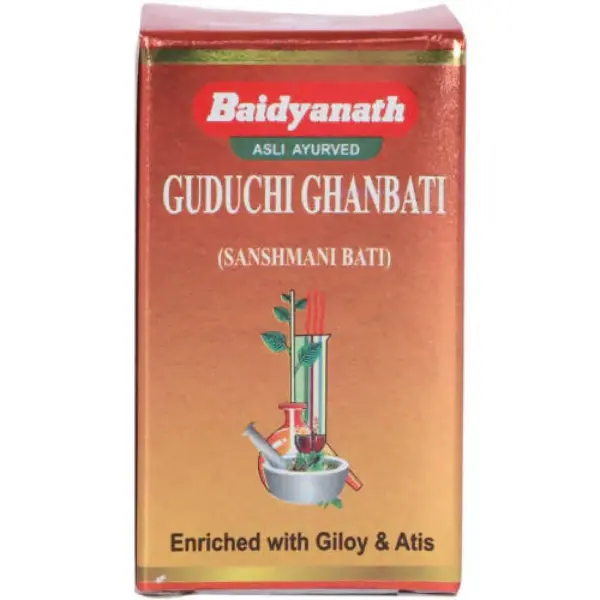 Baidyanath Jhansi Guduchi Ghanbati (Sanshmani Bati), 20 Tablets-1