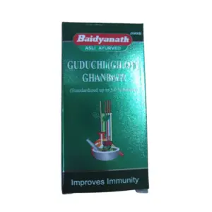 Baidyanath Jhansi Guduchyadi (Giloy) Ghan Bati-Pack Size-60 Tablets