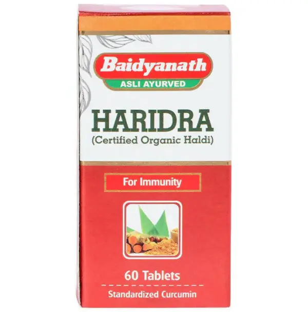 Baidyanath Jhansi Haridra Tablets, 60 Tablets-1