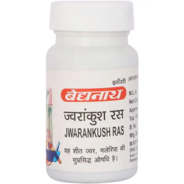 Baidyanath Jhansi Jwarankush Ras Tablets, 80 Tablets-1