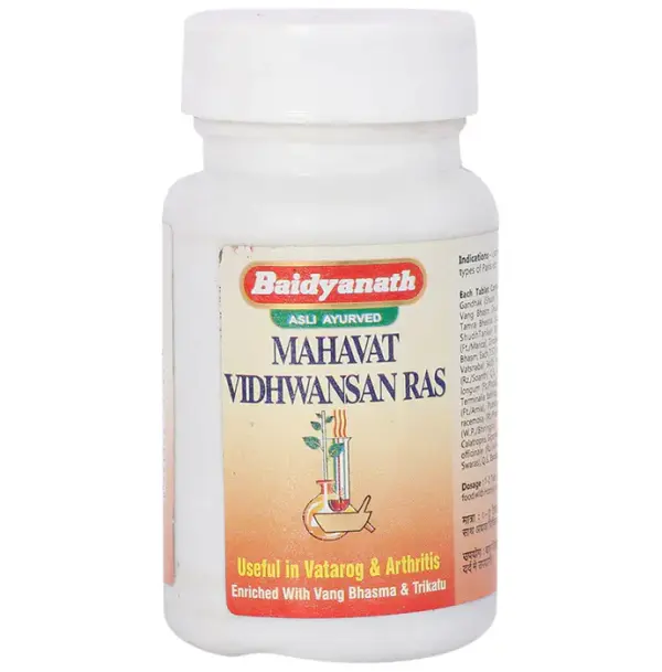 Baidyanath Jhansi Mahavat Vidhwansan Ras, 80 Tablets-1
