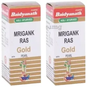 Baidyanath Jhansi Mrigank Ras (With Gold & Pearl)-Pack Size-1 g