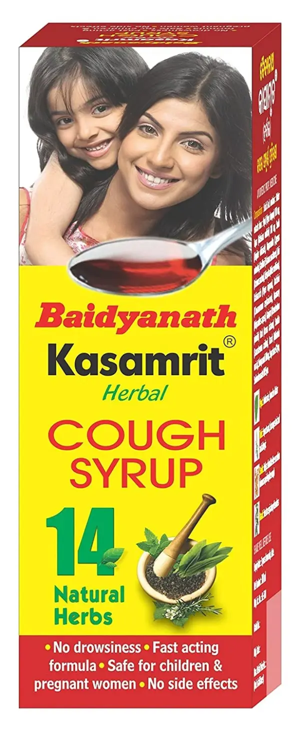 Baidyanath Kasamrit Herbal Syrup, 100 ml-1