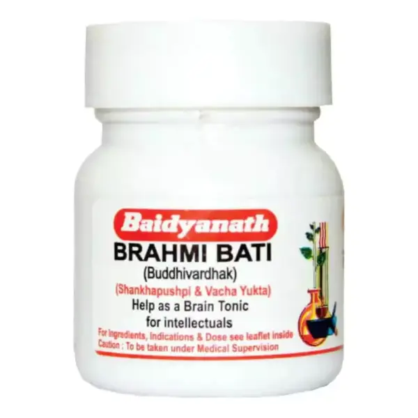 Baidyanath Nagpur Brahmi Bati, 40 Tablets-1