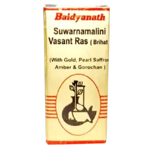 Baidyanath Suwarnamalini Vasant Ras (Brihat)-Pack Size-10 Tablets