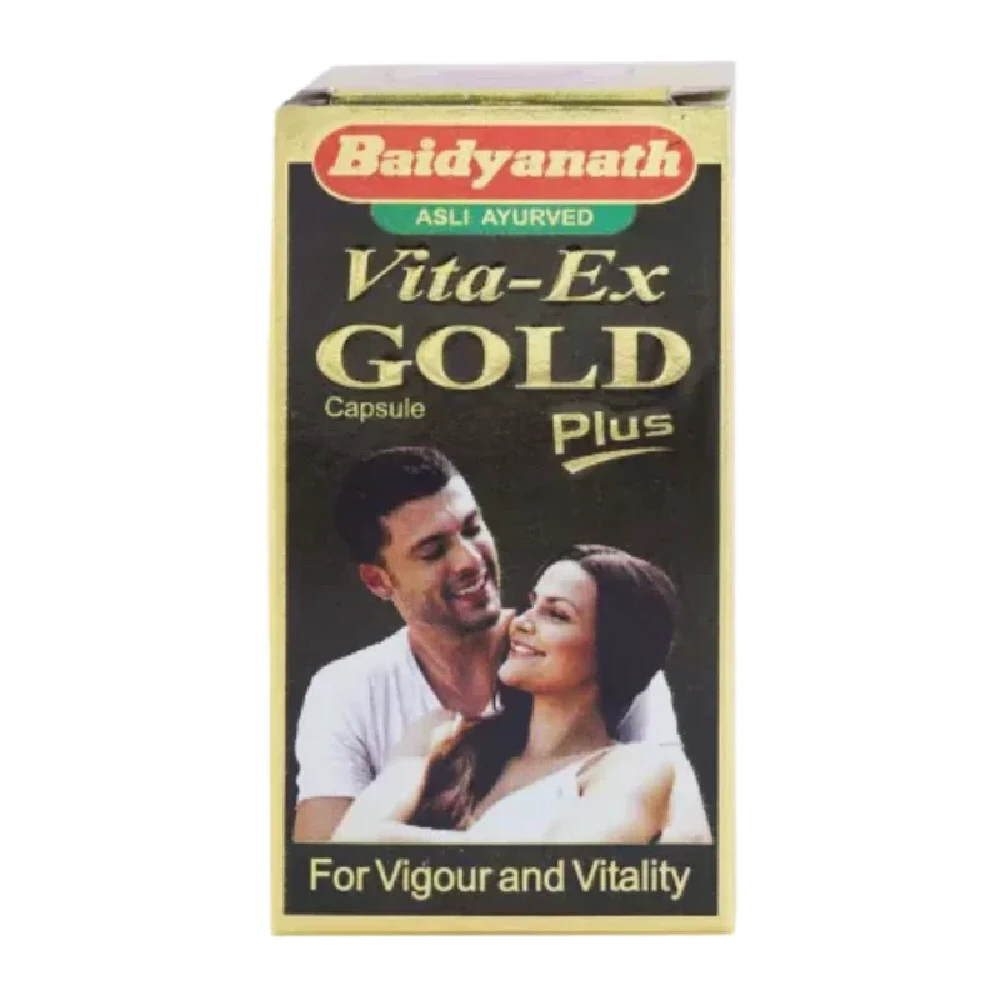 Baidyanath Vita Ex Gold Plus Capsules, 20 Capsules-1