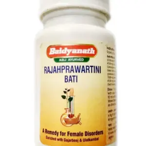 Baidyanath Jhansi Rajahprawartini Bati-Pack Size-80 Tablets