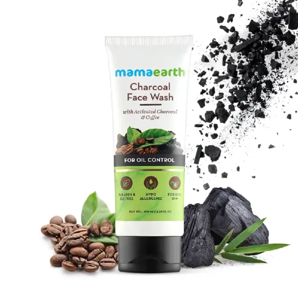 Charcoal Face Wash for oil control, 100ml-1