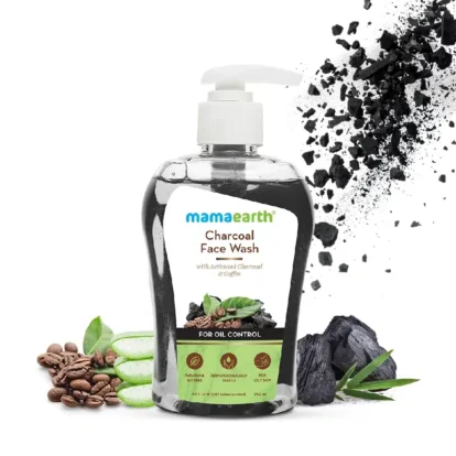 Charcoal Face Wash with Activated Charcoal and Coffee for Oil Control, 250ml-1