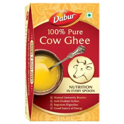 Dabur 100percent Pure Cow Ghee, 1 L Box-1