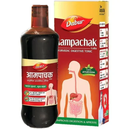 Dabur Aampachak Kadha Ayurvedic Digestive Tonic, 450 ml-1