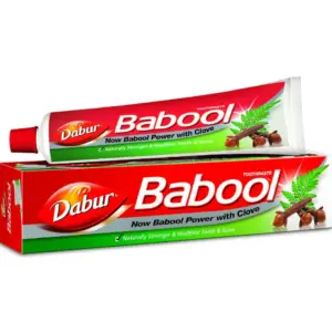 Dabur Babool Ayurvedic Toothpaste for Strong Teeth-Pack Size-180 g