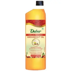 Dabur Cold Pressed Groundnut Cooking Oil-Pack Size-1 L Bottle