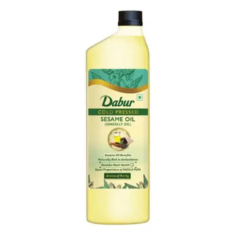 Dabur Cold Pressed Sesame (Gingelly-Til) Cooking Oil, 1 L-1