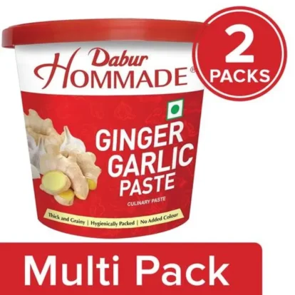 Dabur Hommade - Ginger Garlic Paste, 2 x 400 g Multipack-1