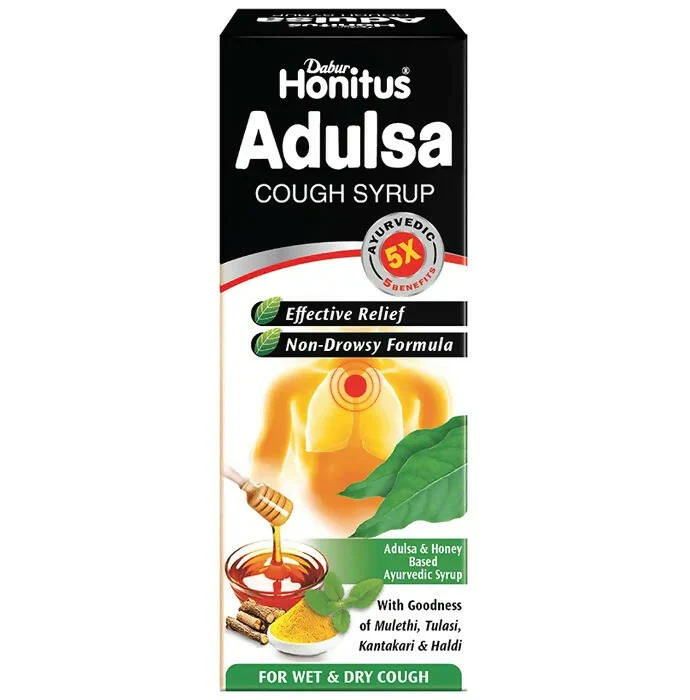 Dabur Honitus Adulsa Cough Syrup, 100 ml-1