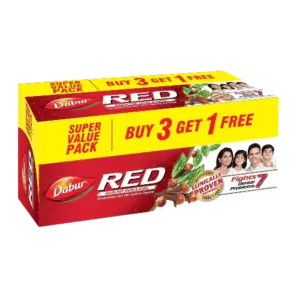 Dabur Red Paste-Pack Size-150g (Buy 3 Get 1 Free)