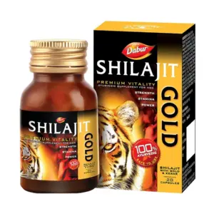 Dabur SJ Gold 100% Ayurvedic Capsules-Pack Size-20 Capsules