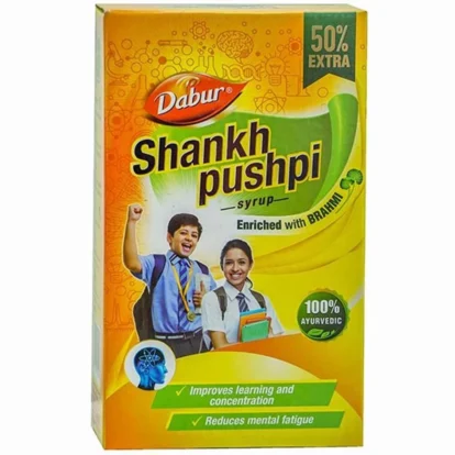Dabur Shankpushpi Combo Syrup, 225 ml + 450 ml-1