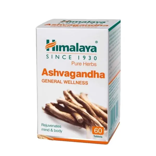 Himalaya Ashvagandha Tablets - General Wellness, 60 Tablets-1