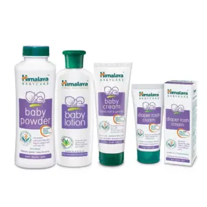 Himalaya Baby Care Baby Grooming Kit, Mini with Free Diaper Rash Cream-Kit Size-420 g