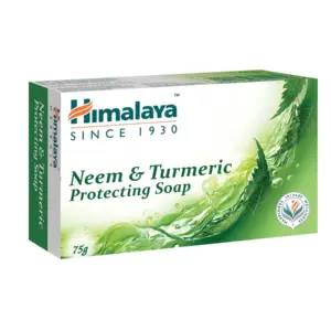 Himalaya Herbals Protecting Neem and Turmeric Soap-Pack Size-75 g