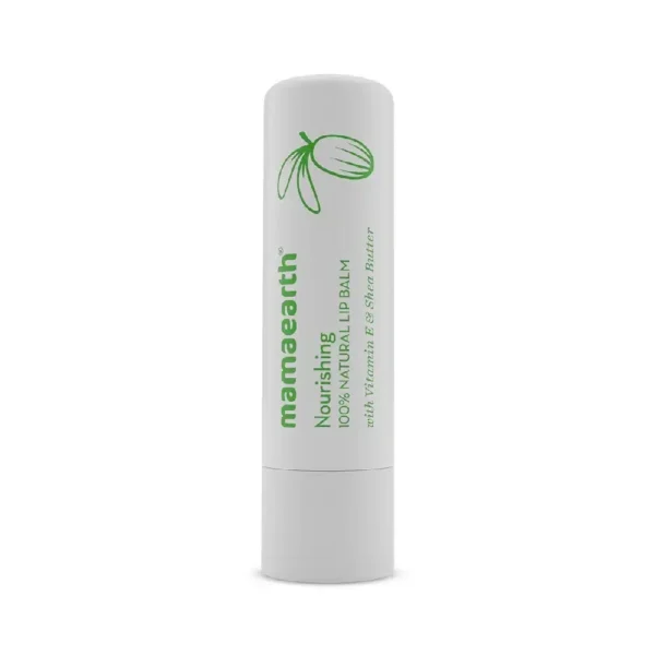 Nourishing 100percent Natural Lip Balm with Vitamin E and Shea Butter for Soft & Supple Lips, 4 g-1