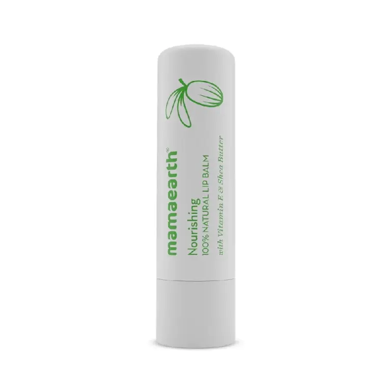 Nourishing 100percent Natural Lip Balm with Vitamin E and Shea Butter for Soft & Supple Lips, 4 g-1