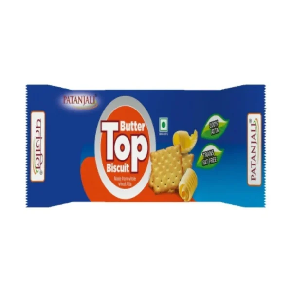 Patanjali Butter Top Biscuits, 70 g-1