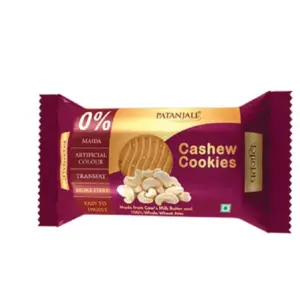 Patanjali Cashew Cookies-Pack Size-200 g (Pack of 5)