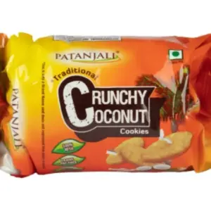 Patanjali Crunchy Coconut Cookies-Pack Size-40 g