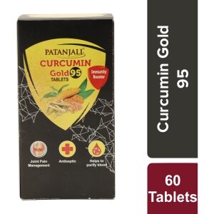 Patanjali Curcumin Gold Tablets-Pack Size-33 g