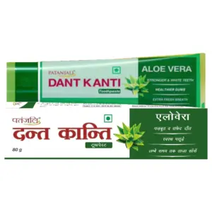 Patanjali Dant Kanti Aloevera Gel Toothpaste-Pack Size-80 g
