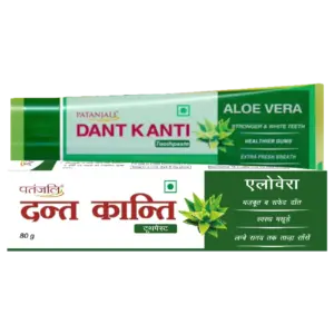 Patanjali Dant Kanti Aloevera Gel Tootpaste-Pack Size-80 g