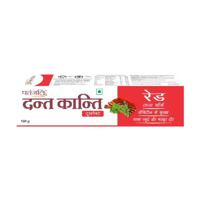 Patanjali Dant Kanti Red Toothpaste, 100 g-1