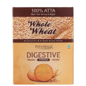 Patanjali Digestive Cookies-Pack Size-250 g