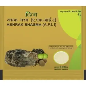 Patanjali Divya Abhrak Bhasma-Pack Size-5 g