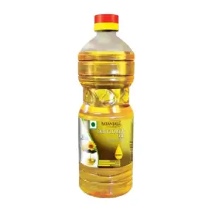 Patanjali Fortified Sunflower Oil-Pack Size-1 L Bottle