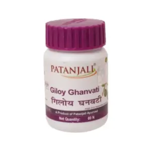 Patanjali Giloy Ghanvati-Pack Size-60 Tablets