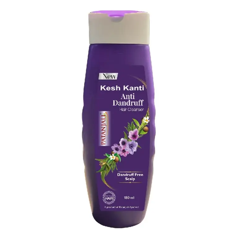 Patanjali Kesh Kanti Anti Dandruff Hair Cleanser, 180 ml-1