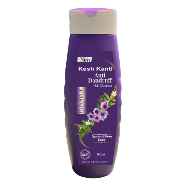 Patanjali Kesh Kanti Anti Dandruff Shampoo, 180 ml-1