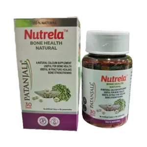 Patanjali Nutrela Bone Health Natural Capsules-Pack Size-15 g